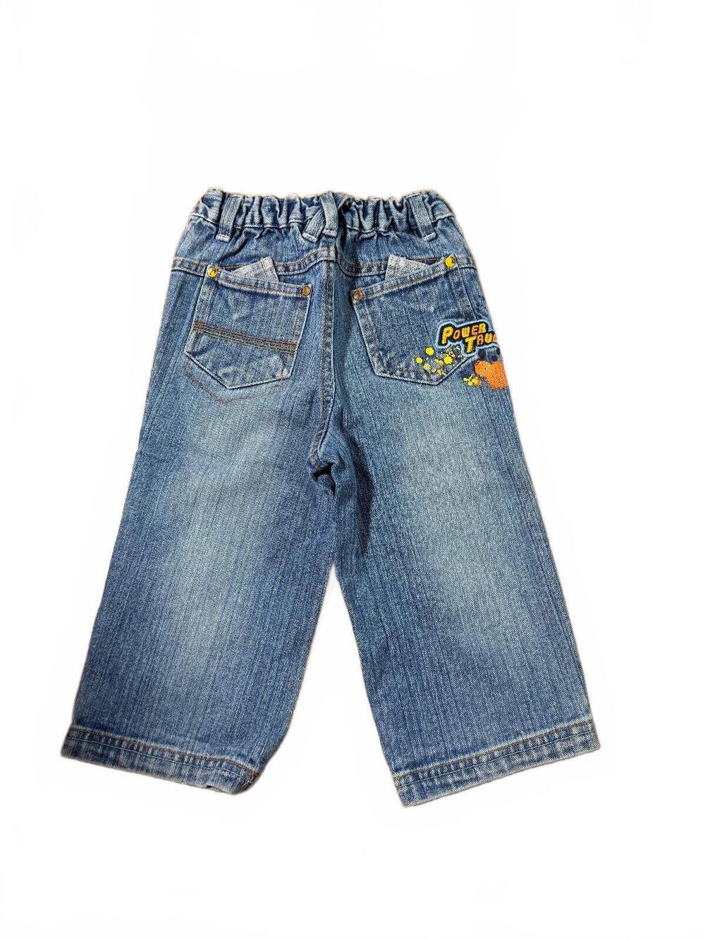 Y2k Boys' French Toast Jeans With Truck Theme Size 24M